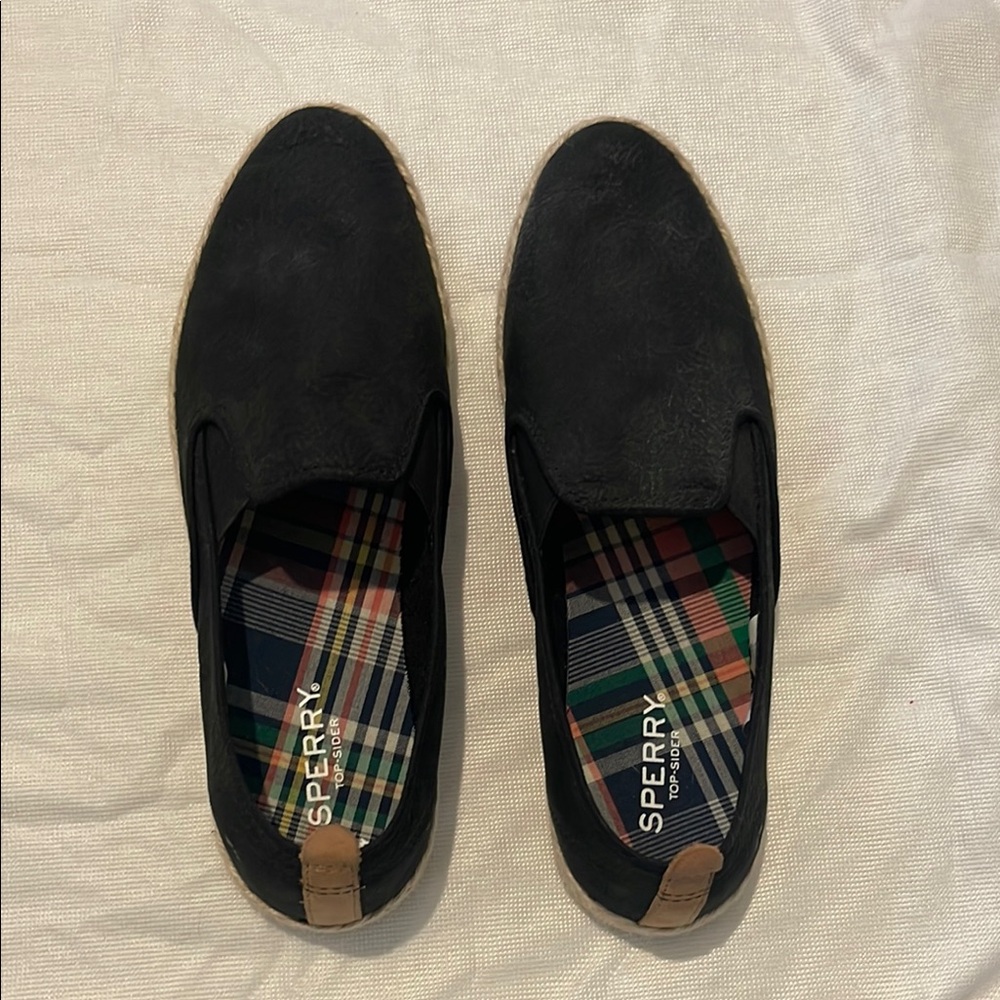 Sperry Black Slip-On Shoes